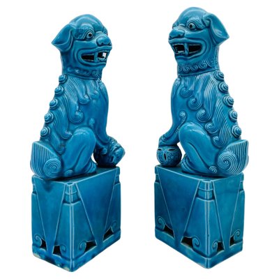 Chinese Fu Dog Incense Holders, 20th Century, Set of 2-FLW-1767318