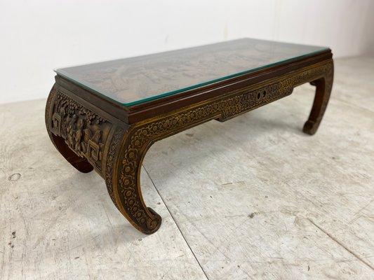 Chinese Hand-Carved Coffee Table, 1930s-DE-872710