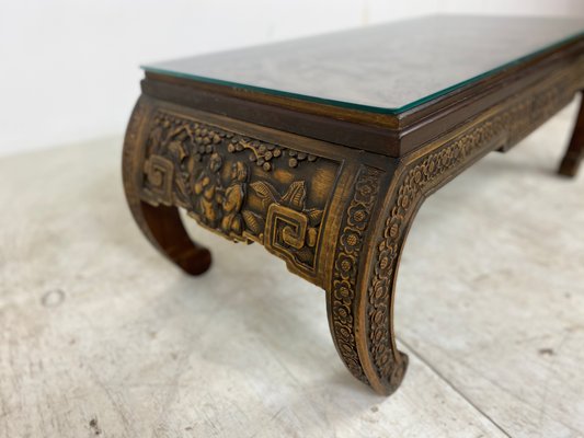 Chinese Hand-Carved Coffee Table, 1930s-DE-872710