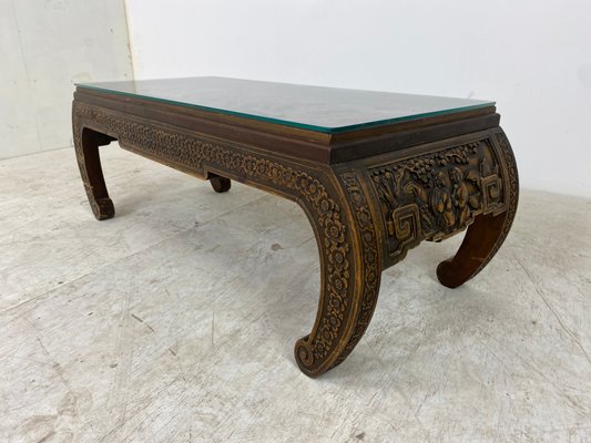 Chinese Hand-Carved Coffee Table, 1930s-DE-872710