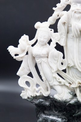 Chinese Jade Statue of a Confucian Sage-RCE-1431209