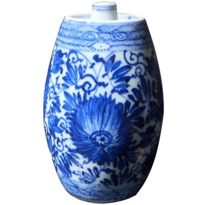 Chinese Kangxi Blue & White Spirit Bottle-UCH-1224743