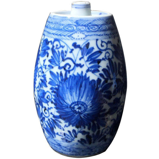 Chinese Kangxi Blue & White Spirit Bottle