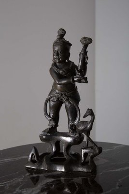 Chinese Ming Dynasty Bronze Taoist Figure, 16th Century-RCE-1720073