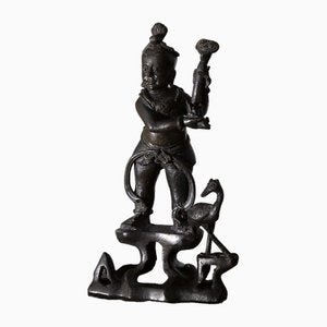 Chinese Ming Dynasty Bronze Taoist Figure, 16th Century-RCE-1720073