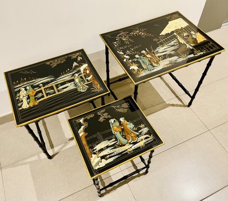 Chinese Nesting Tables, Set of 3-OPE-978681