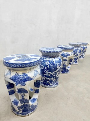 Chinese Porcelain & Ceramic Garden Stool or Side Table-BW-1346213