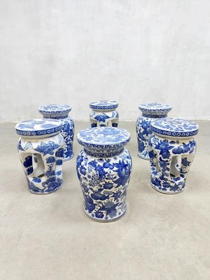 Chinese Porcelain & Ceramic Garden Stool or Side Table-BW-1346213