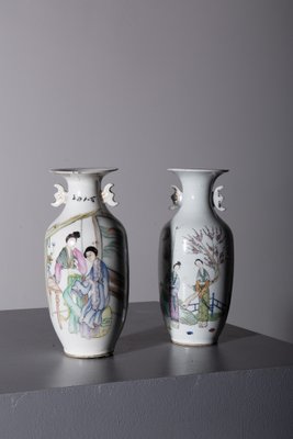 Chinese Porcelain Vases, 1900, Set of 2-RCE-2043064