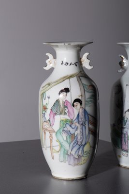 Chinese Porcelain Vases, 1900, Set of 2-RCE-2043064