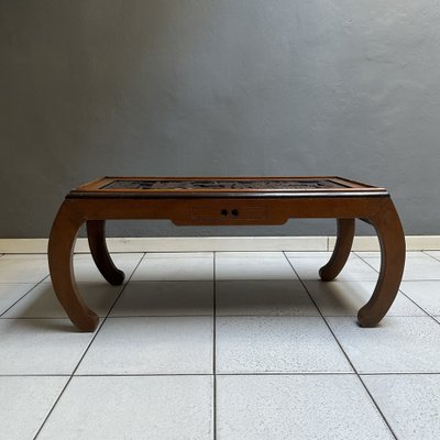 Chinese Rectangular Table in Inlaid Wood, 1970s-YMJ-1811043