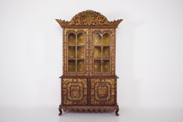 Chinese Showcase Cabinet, 1890s-OWS-1725919