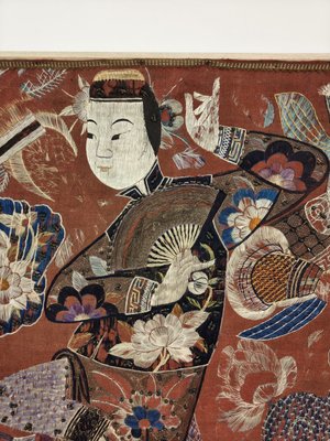 Chinese Tapestry Embroidered in Silk, 1890-1910-MLN-2027817