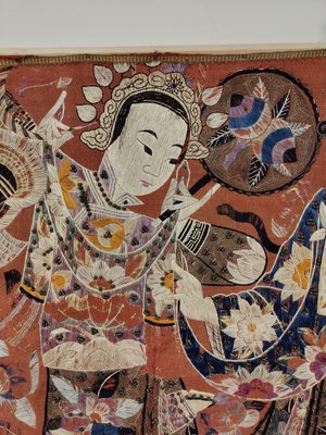 Chinese Tapestry Embroidered in Silk, 1890-1910-MLN-2027817