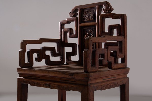 Chinese Traditional Qing Armchair, 1900s-RCE-2041176