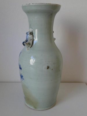 Chinese Vase in Blue and White Porcelain-QKG-1331447