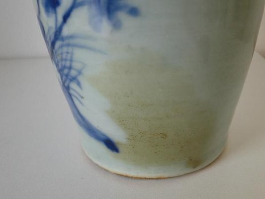 Chinese Vase in Blue and White Porcelain-QKG-1331447