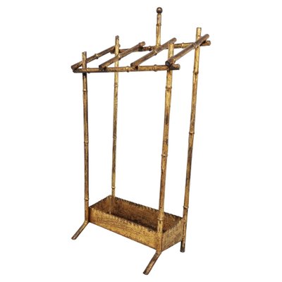 Chinoiserie Style Faux Bamboo Umbrella Stand, 1960s-IRH-1313522