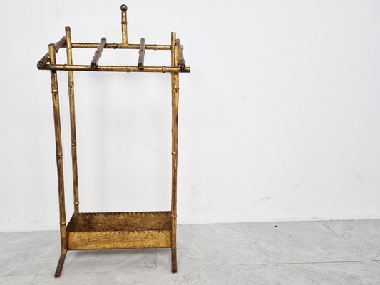 Chinoiserie Style Faux Bamboo Umbrella Stand, 1960s-IRH-1313522