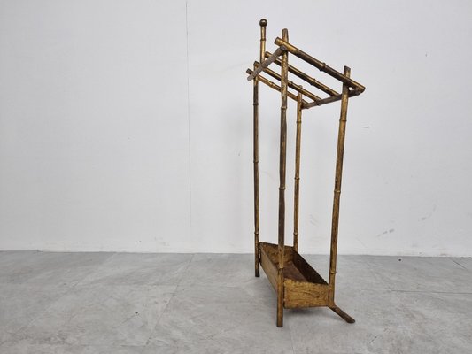 Chinoiserie Style Faux Bamboo Umbrella Stand, 1960s-IRH-1313522