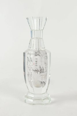 Chinoiserie Vase in Crystal, 1940s-WFS-744737