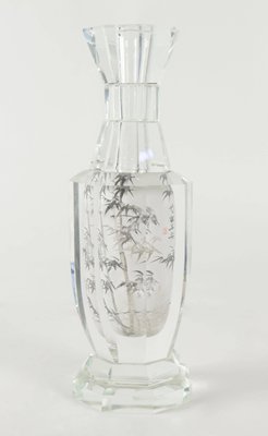 Chinoiserie Vase in Crystal, 1940s-WFS-744737