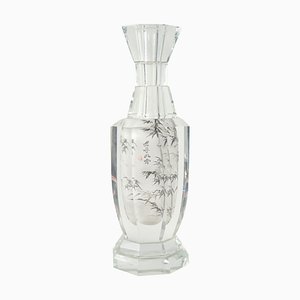 Chinoiserie Vase in Crystal, 1940s-WFS-744737