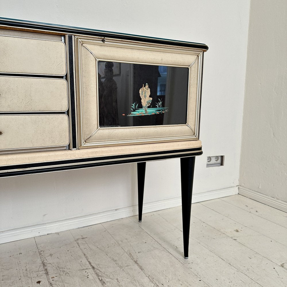 Chinoserie Sideboard by Umberto Mascagni for Harrods London, 1953