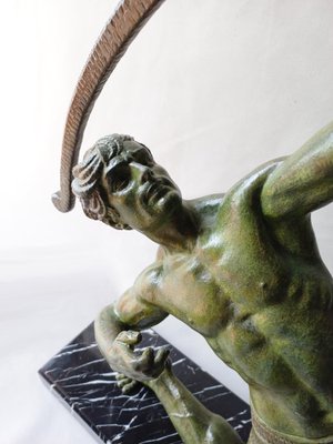 Chiparus, Art Deco Figure, 1920s, Metal on Marble Base-AWH-1397439