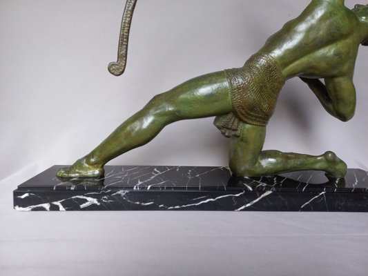 Chiparus, Art Deco Figure, 1920s, Metal on Marble Base-AWH-1397439