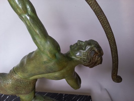 Chiparus, Art Deco Figure, 1920s, Metal on Marble Base-AWH-1397439