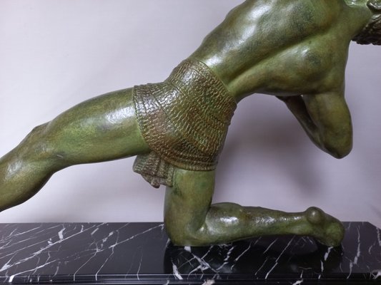 Chiparus, Art Deco Figure, 1920s, Metal on Marble Base-AWH-1397439