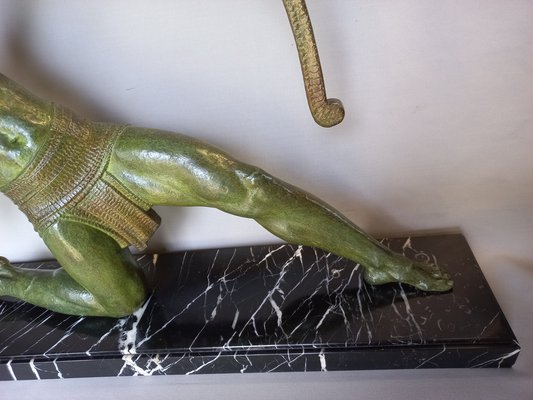 Chiparus, Art Deco Figure, 1920s, Metal on Marble Base-AWH-1397439