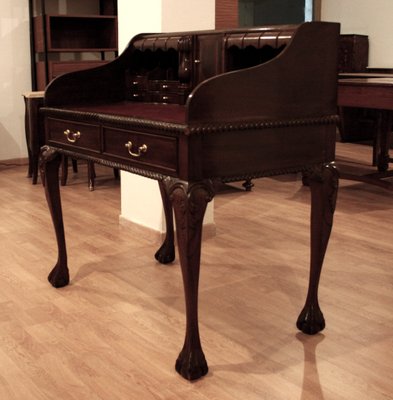 Chippendale Desk Table or Secretary, 1950s-BZF-1292937