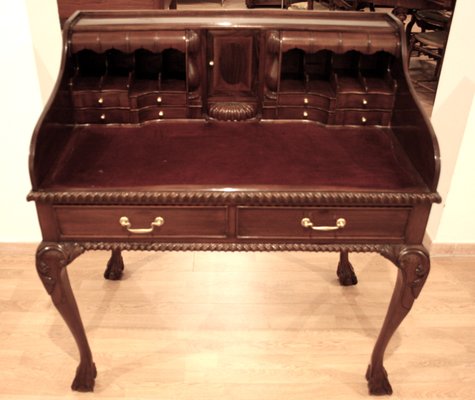 Chippendale Desk Table or Secretary, 1950s-BZF-1292937