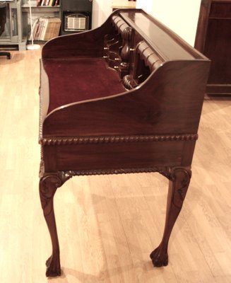 Chippendale Desk Table or Secretary, 1950s-BZF-1292937