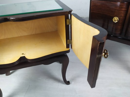 Chippendale Side Tables or Nightstands, 1940s, Set of 2-EAD-874428