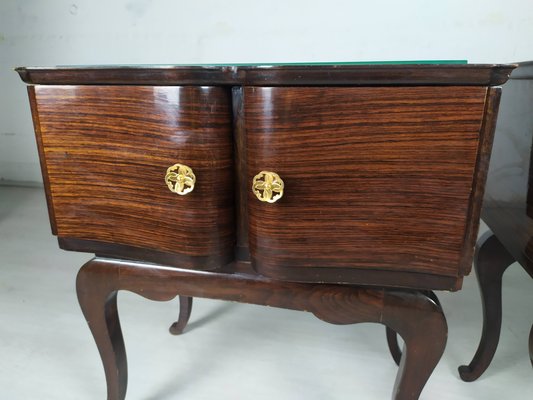 Chippendale Side Tables or Nightstands, 1940s, Set of 2-EAD-874428