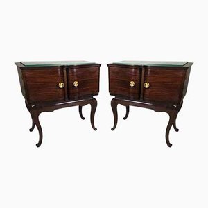 Chippendale Side Tables or Nightstands, 1940s, Set of 2-EAD-874428