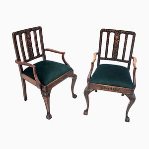 Chippendale Style Armchairs, 1900s, Set of 2-BXB-1785794