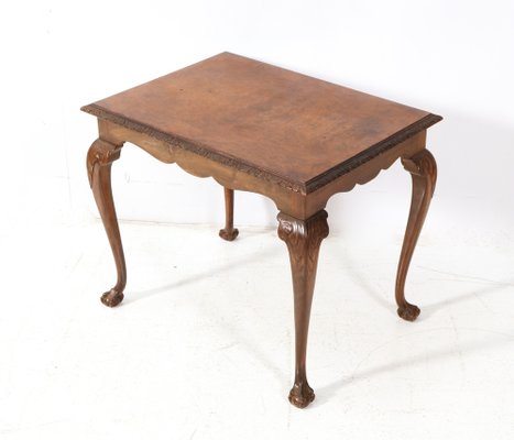 Chippendale Style Burl Walnut Nesting Tables, 1920s, Set of 3-MY-1804481