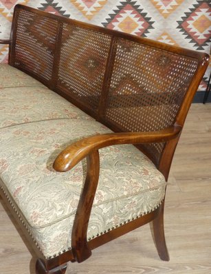 Chippendale style Viennese Weave Gobelin 3-Seater Sofa, 1960s-AFE-1384564