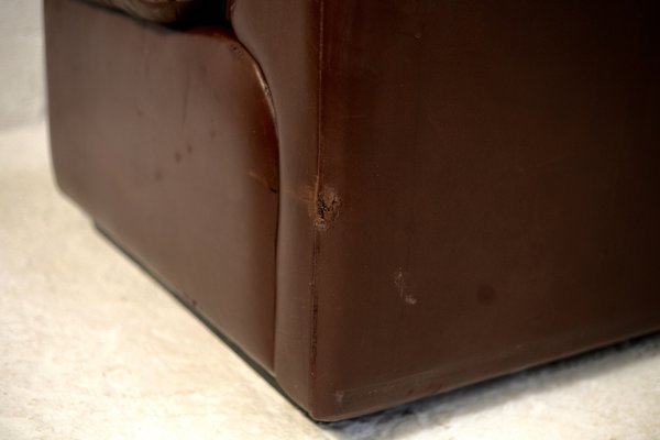 Chocolate Leather Sofa from De Sede, Switzerland, 1970s-MAO-1313291