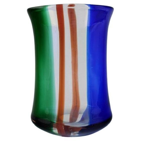 Chribska Art Glass Vase by Erik Höglund for Kosta Boda