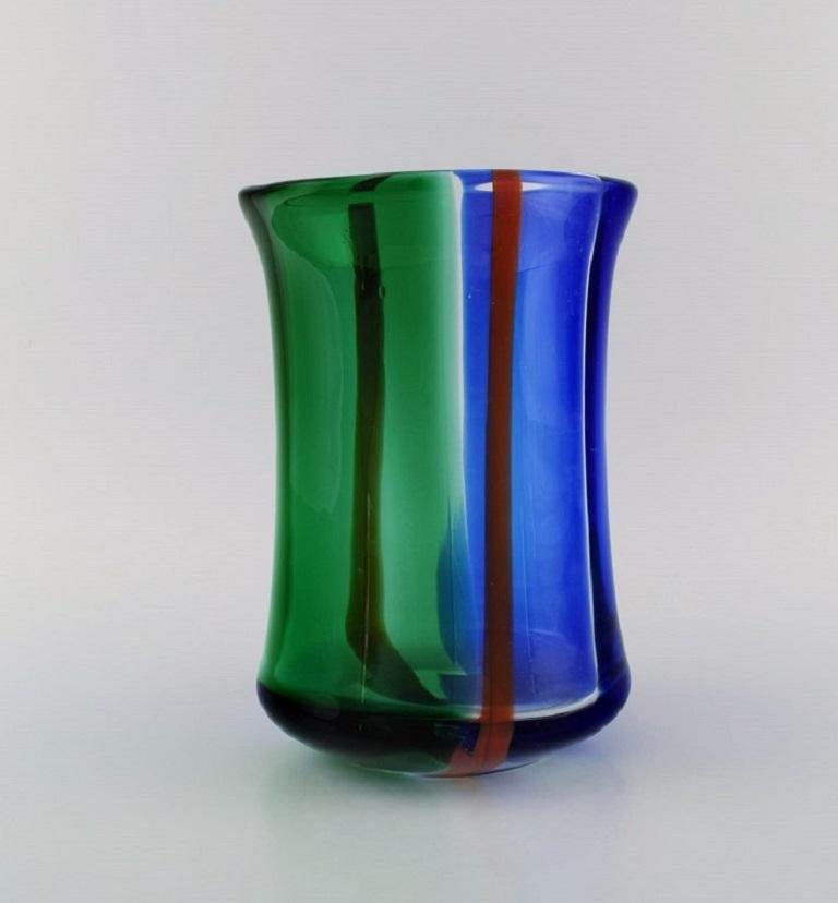 Chribska Art Glass Vase by Erik Höglund for Kosta Boda