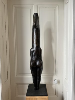 Christian Astuguevieille, Divinité Femme Surf, Bronze and Chestnut, 2004, Cire Perdue Couffignal EA1, Edition of 2 Copies, 195cm High-NRK-2036083