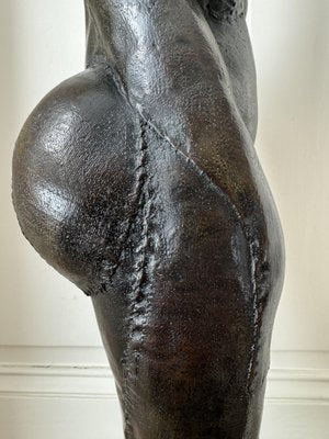 Christian Astuguevieille, Divinité Femme Surf, Bronze and Chestnut, 2004, Cire Perdue Couffignal EA1, Edition of 2 Copies, 195cm High-NRK-2036083