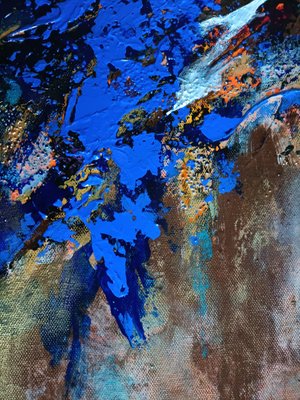 Christiane Hess, Flamme Bleue, 2022, Acrylic on Canvas-CHG-1175875