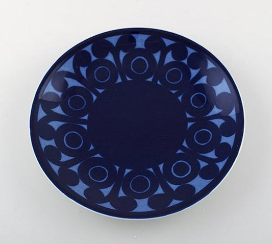 Christina Campbell for Rörstrand AGDA Porcelain Plates, 1960s, Set of 4