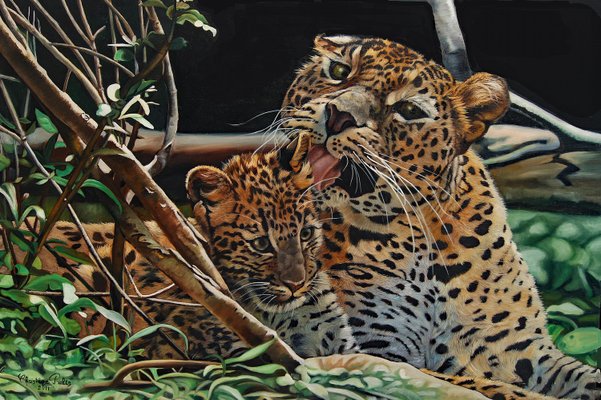 Christine Pultz, The Sri Lankans, 2019, Oil on Canvas-CHG-2025792